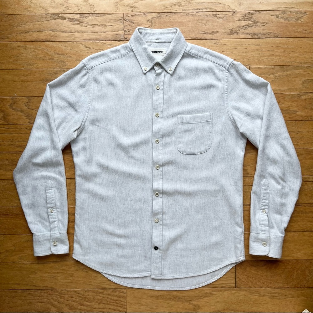 Taylor Stitch Jack in Natural Brushed Cotton (size 40)
